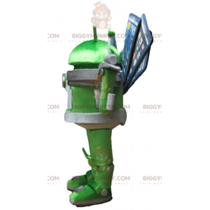 Costume de mascotte BIGGYMONKEY™ de Bugdroid logo des