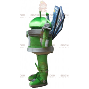 Bugdroid Famous Logo Στολή μασκότ BIGGYMONKEY™ για τηλέφωνα Android - Μασκότ διάσημων χαρακτήρων - BiggyMonkey.com