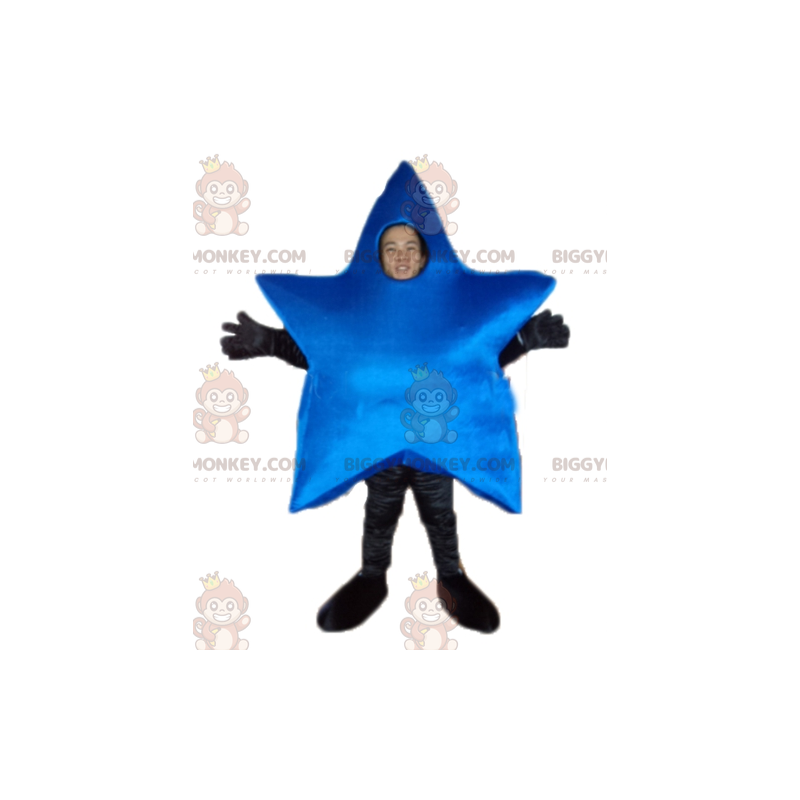 Very Lovely Giant Blue Star BIGGYMONKEY™ Mascot Costume -