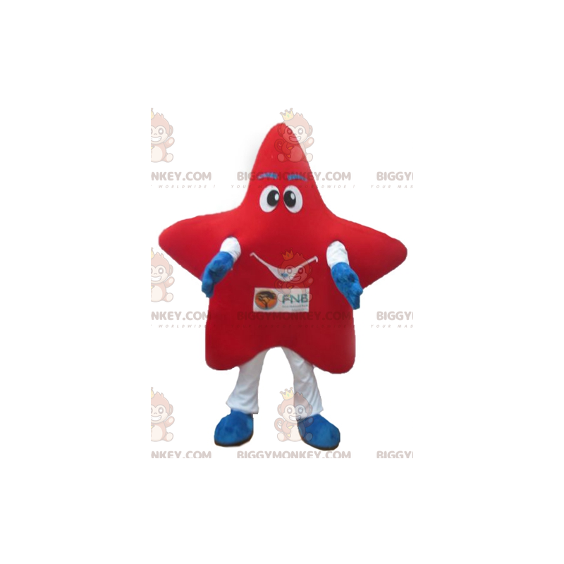 Giant Red White and Blue Star BIGGYMONKEY™ Mascot Costume -