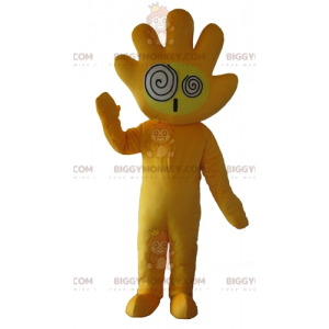 Funny Giant Yellow Hand BIGGYMONKEY™ Mascot Costume –