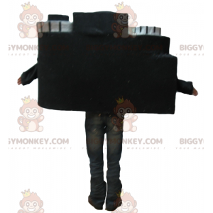 Disfraz de mascota BIGGYMONKEY™ con cámara gigante en blanco y