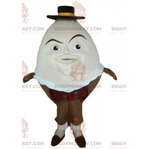 Kostým BIGGYMONKEY™ Maskot Obří vejce v poháru na hnědé vejce –