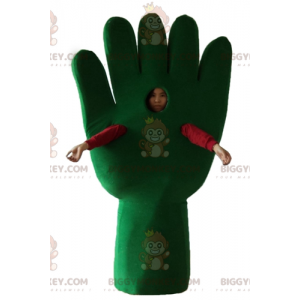 Obří zelená rukavice BIGGYMONKEY™ kostým maskota –