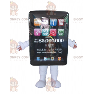 Kæmpe sort touchpad BIGGYMONKEY™ maskotkostume - Biggymonkey.com