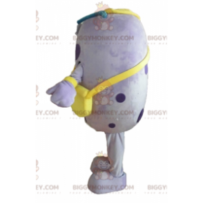 Disfraz de mascota BIGGYMONKEY™ de insecto morado con lunares