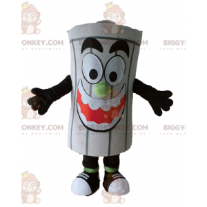 Giant Gray Dumpster Bin BIGGYMONKEY™ Mascot Costume -