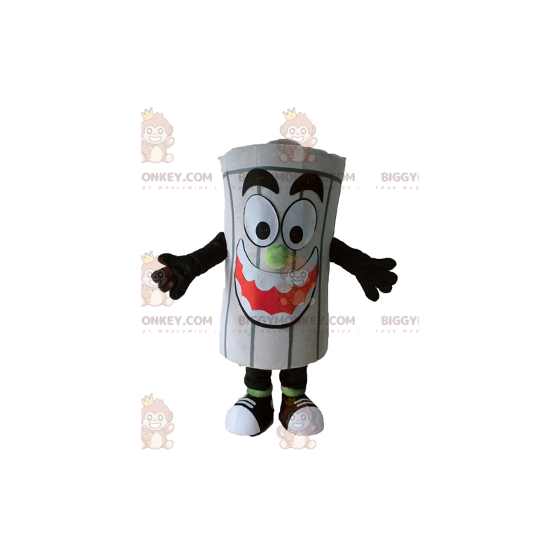 Στολή μασκότ Giant Grey Dumpster Bin BIGGYMONKEY™ - Μασκότ αντικειμένων - BIGGYMONKEY_04394 - BiggyMonkey.com