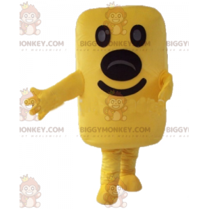 BIGGYMONKEY™ Maskottchen-Kostüm, rechteckig, riesiger gelber