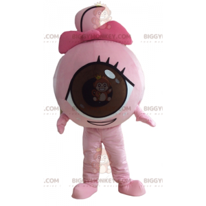 Søt All Round Pink Giant Eye BIGGYMONKEY™ maskotkostyme - Uklassifiserte maskoter - BIGGYMONKEY_04401 - BiggyMonkey.com