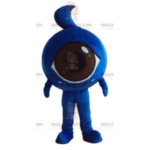 Cute All Round Blue Giant Eye BIGGYMONKEY™ Mascot Costume -