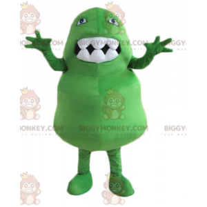 Costume de mascotte BIGGYMONKEY™ de dinosaure vert géant et