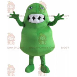 Sjovt kæmpe grøn dinosaur BIGGYMONKEY™ maskotkostume -