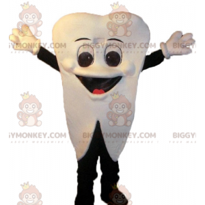 Costume de mascotte BIGGYMONKEY™ de dent blanche géante et