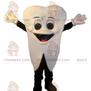 Kostým maskota Giant Smiling White Tooth BIGGYMONKEY™ - Nezařazení maskoti - BIGGYMONKEY_04408 - BiggyMonkey.com