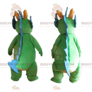 2 BIGGYMONKEY™s mascotte di simpatici e colorati dinosauri