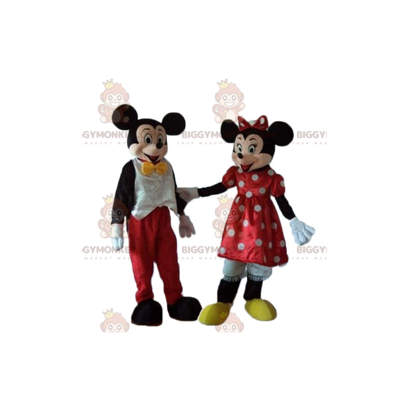 2 πολύ επιτυχημένες μασκότ της Minnie και του Mickey Mouse 2 πολύ επιτυχημένες μασκότ της Minnie και του Mickey Mouse