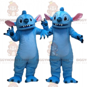 Traje de mascote Squeeze Toy Alien BIGGYMONKEY™ Cortar L (175-180CM)