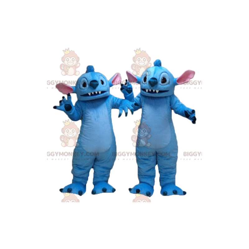 2 BIGGYMONKEY™s mascot of Stitch the alien from Lilo and Stitch
