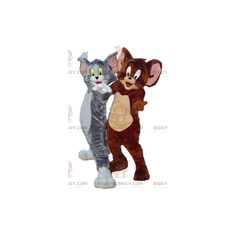 BIGGYMONKEY™ maskot kostume af Tom og Jerry berømte Looney