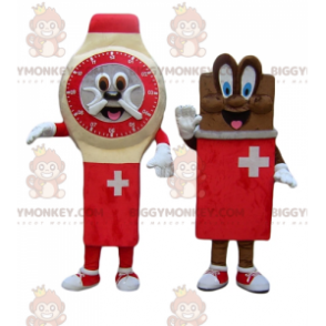 Duo de mascottes BIGGYMONKEY™ une montre et une tablette de