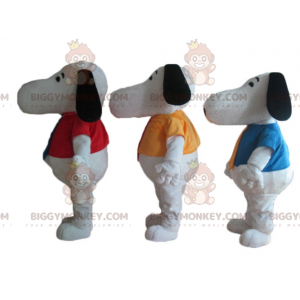 3 BIGGYMONKEY™s Famous Cartoon White Dog Snoopy Mascot –