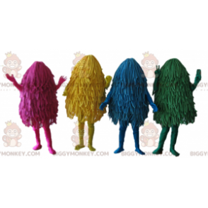 4 mop colorati della mascotte di BIGGYMONKEY™ - Biggymonkey.com