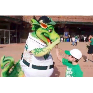 Στολή μασκότ Fat Green Dragon BIGGYMONKEY™ - Biggymonkey.com