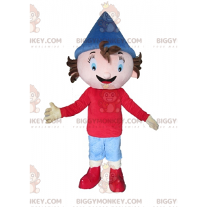 Costume de mascotte BIGGYMONKEY™ de Oui-Oui garçon de dessin