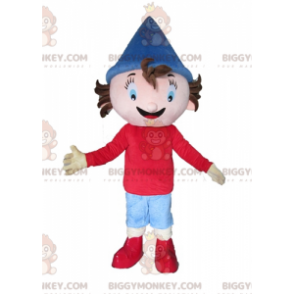 Disfraz de mascota BIGGYMONKEY™ de niño famoso de dibujos