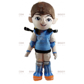 Disfraz de mascota de niño superhéroe futurista BIGGYMONKEY™ -