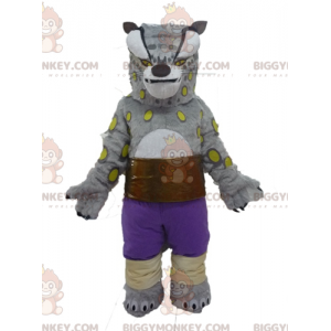 Costume de mascotte BIGGYMONKEY™ de Taï Lung léopard de Kung Fu
