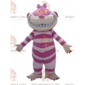 Alice im Wunderland Grinsekatze BIGGYMONKEY™ Maskottchenkostüm