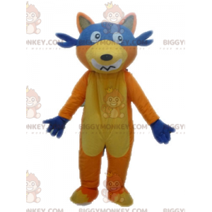 BIGGYMONKEY™ Mascot Costume av Fox Swiper i Dora the Explorer -