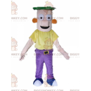 BIGGYMONKEY™ maskotkostume af Ferb fra tv-serien Phineas og Ferb - Uklassificerede maskoter - BiggyMonkey.com