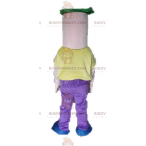 BIGGYMONKEY™ maskotkostume af Ferb fra tv-serien Phineas og Ferb - Uklassificerede maskoter - BiggyMonkey.com