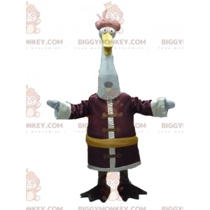 Kung Fu Panda Cartoon Crane Bird BIGGYMONKEY™ Maskotdräkt -
