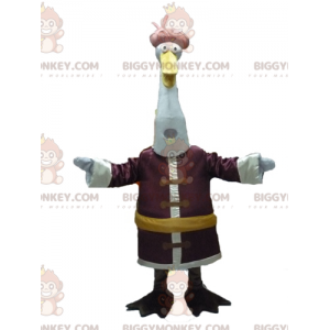 Kung Fu Panda Cartoon Crane Bird BIGGYMONKEY™ Mascot Costume -