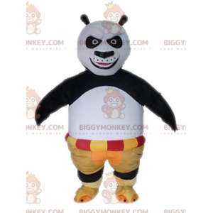 Fato de mascote panda famoso BIGGYMONKEY™ Po do desenho Kung Fu