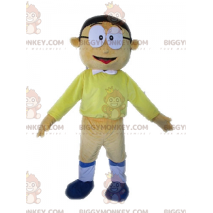 Kostium maskotki BIGGYMONKEY™ znanej postaci Nobou z Doraemon -