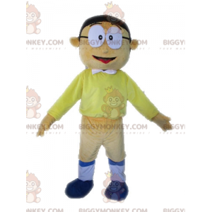 Kostým maskota BIGGYMONKEY™ slavné postavy Nobou z Doraemonu –