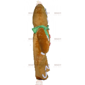 Στολή μασκότ BIGGYMONKEY™ του διάσημου χαρακτήρα Ti Biscuit στο