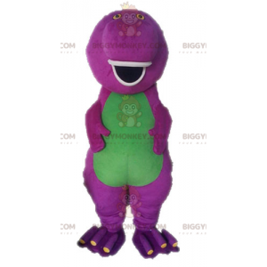 Κοστούμι μασκότ Barney Famous Cartoon Purple Dinosaur