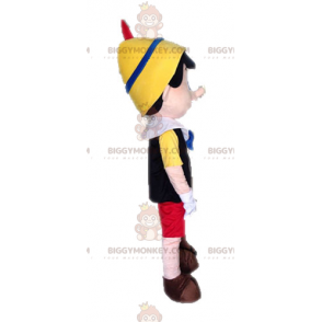 Costume della mascotte del famoso burattino dei cartoni animati