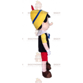 Pinocchio Famous Cartoon Puppet BIGGYMONKEY™ Mascot Costume -