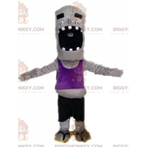 Obří zábavný kostým maskota šedého zombie BIGGYMONKEY™ - Nezařazení maskoti - BIGGYMONKEY_04484 - BiggyMonkey.com