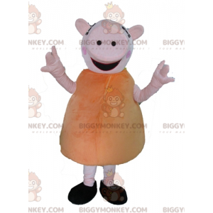 Costume de mascotte BIGGYMONKEY™ de Peppa Pig cochon de série