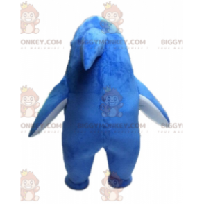 Traje de mascote gigante de tubarão azul e branco BIGGYMONKEY™ - Mascotes de peixe - BIGGYMONKEY_04488 - BiggyMonkey.com