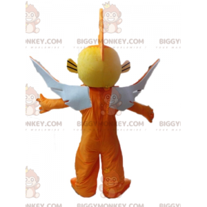 Gul og orange flyvefisk BIGGYMONKEY™ maskotkostume -
