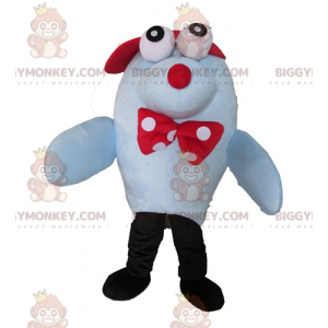 Disfraz de mascota BIGGYMONKEY™ de foca azul marino -